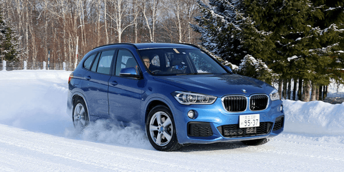 SUV winterbandentest: Auto Bild voert een vergelijkende bandentest uit onder een BMW X1